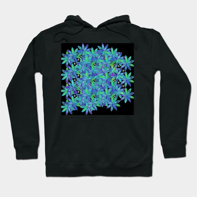 Night vegetation and sparkles Hoodie by cocodes